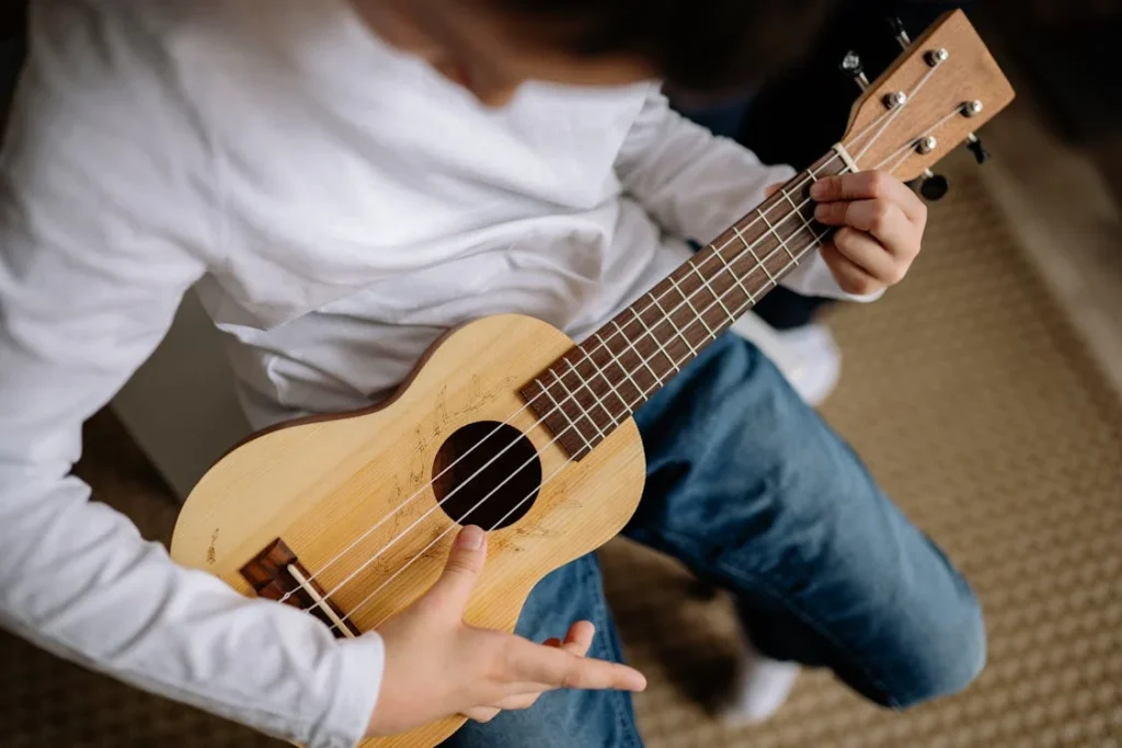 Learn to play the ukulele with Taal Institute's online ukulele classes. Our expert instructors offer personalized lessons for all skill levels, ensuring a comprehensive learning experience.